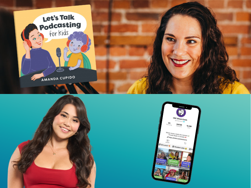 alumnitmu's tweet photo. Meet @JournalismTMU at @TheCreativeSchl alumnae @acupido and @mercedesgaz—two changemakers helping children and youth navigate and understand the media in today’s fast-changing landscape: https://t.co/XKxBVwlJcj https://t.co/4DNQ9WkToI