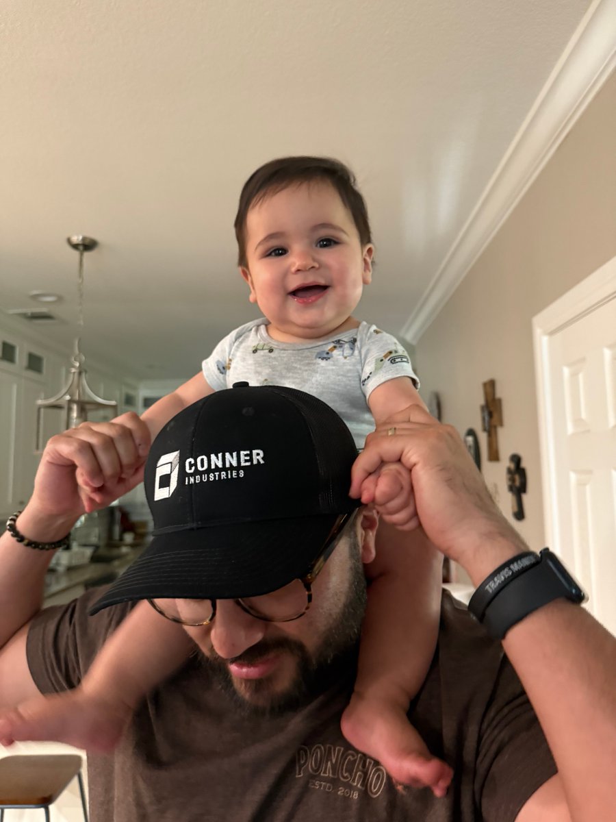 Our biggest little fan is already repping Conner Industries in style! 👶🧢
The future is looking bright (and adorable).

#ManufacturingExcellence #CutenessOverload