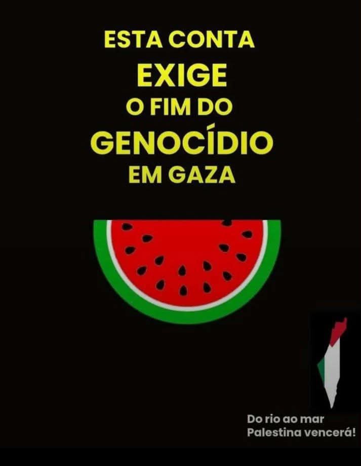 Dende o rio até o mar, Palestina vencerá! ✊