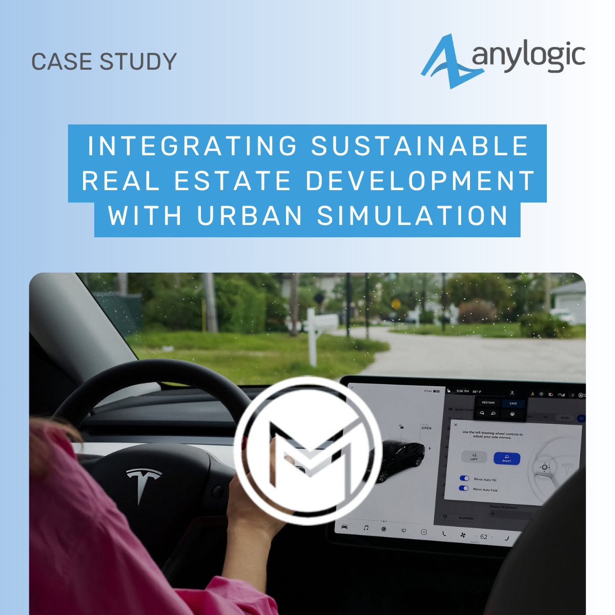 AnyLogicCo's tweet image. Before building a single parking bay, @GoldrattRL and Z Life used AnyLogic to design a shared Tesla fleet that cut resident transport costs by 60%, freed 58% of parking space, and kept wait times under 5 minutes. Learn more about the project ➡️ anylogic.com/resources/case…