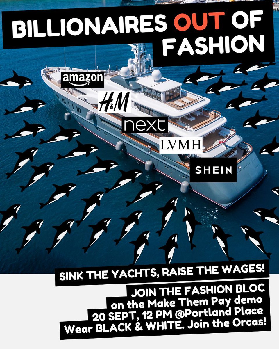 We can't afford billionaires. 
We can't afford extreme wealth. 
But we CAN afford living wages and a good life for all workers. So we're joining 
@makethem_pay with the Billionaires Out of Fashion bloc. Join us!
labourbehindthelabel.beaconforms.com/form/7693db6c