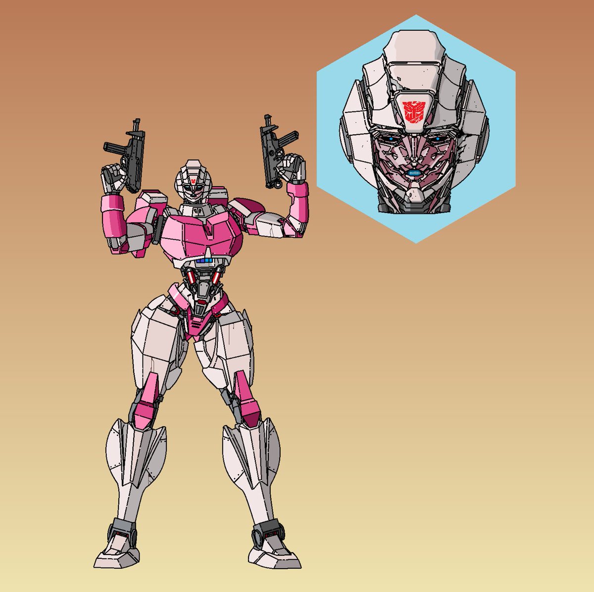 sladeprime1's tweet image. Arcee if the live action movies actually respected her original design
#Transformers