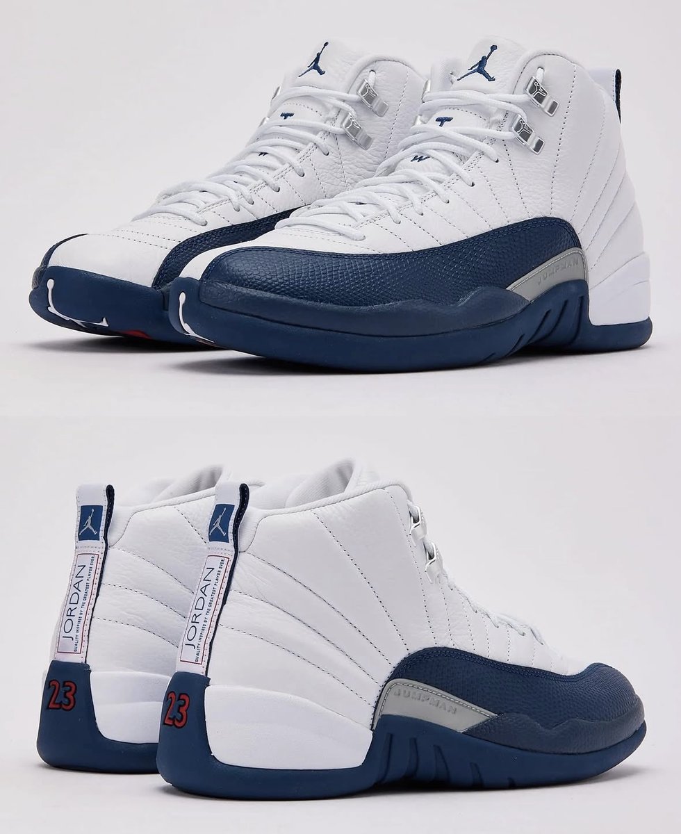 RefreshPGH's tweet image. French Blue Air Jordan 12 returning this weekend. Are these a pickup or pass for you? 🤔
