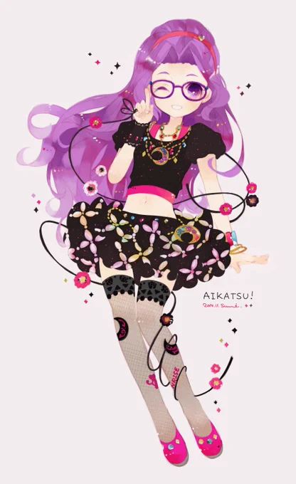 アイカツのファンアート絵見返していたら 10年…11年前…だ…!
