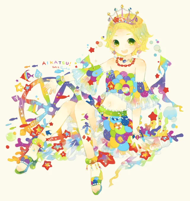 アイカツのファンアート絵見返していたら 10年…11年前…だ…!
