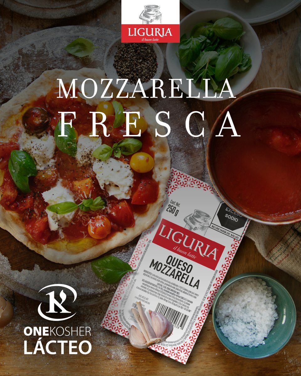 LiguriaQuesos's tweet photo. 👌🏼 Nuestro queso Mozzarella cuenta con el certificado #OneKosherLácteo. Esto es indicador de que nuestro producto cumple con estrictas normas de limpieza, pureza y calidad. ¡Descúbrelo tú mismo!

#OneKosherLácteo #MozzarellaFresca #Liguria https://t.co/POLI8C1qPH