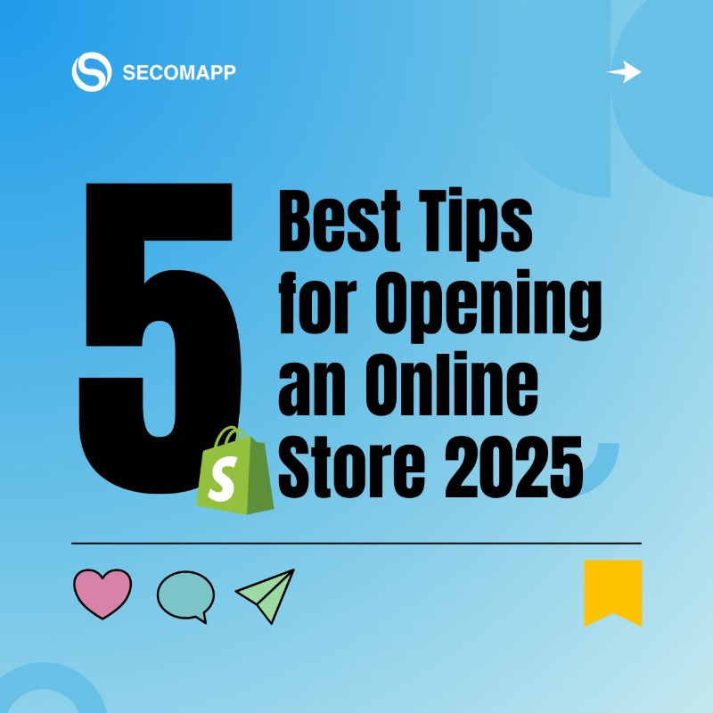 secomapp's tweet photo. 🚀 Ready to launch your online store?

Discover 5 essential tips to start strong and grow smart — from defining your niche to building customer loyalty.

👉 Explore all of Shopify apps by Secomapp here: https://t.co/jHYzC0eHvn

#Secomapp #MerchantTips #ShopifyApps #OnlineStores