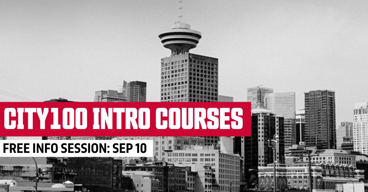 SFUContinuingStudies (@cs_sfu) on Twitter photo Save the date! Join <a href="/SFUcity/">SFU City Program</a> on Sep 10 for a free info session and meet the experts behind the CITY100 Series of introductory courses on urban topics. ow.ly/ZaSp50WC7PY Save the date! Join <a href="/SFUcity/">SFU City Program</a> on Sep 10 for a free info session and meet the experts behind the CITY100 Series of introductory courses on urban topics. ow.ly/ZaSp50WC7PY