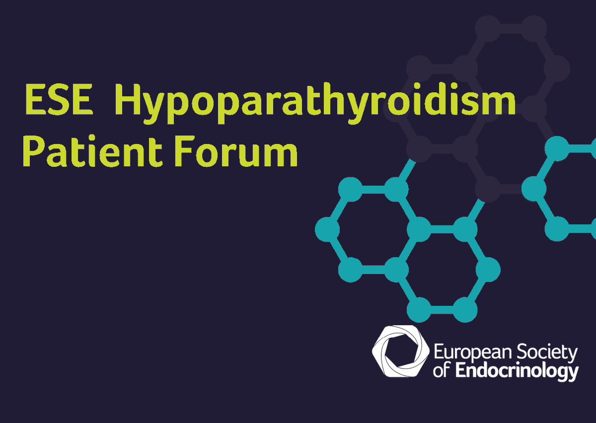 ESEndocrinology's tweet photo. Registration for ESE #Hypoparathyroidism #PatientForum 2025 (online) is NOW OPEN!
We welcome patients with hypoparathyroidism to join our event.
📅15 November, 10:00 - 13:00 CET
Some translations will be available.
Register for free👇
https://t.co/8tiaFXOjkc
#Endocrinology https://t.co/idiWGSOY1Z