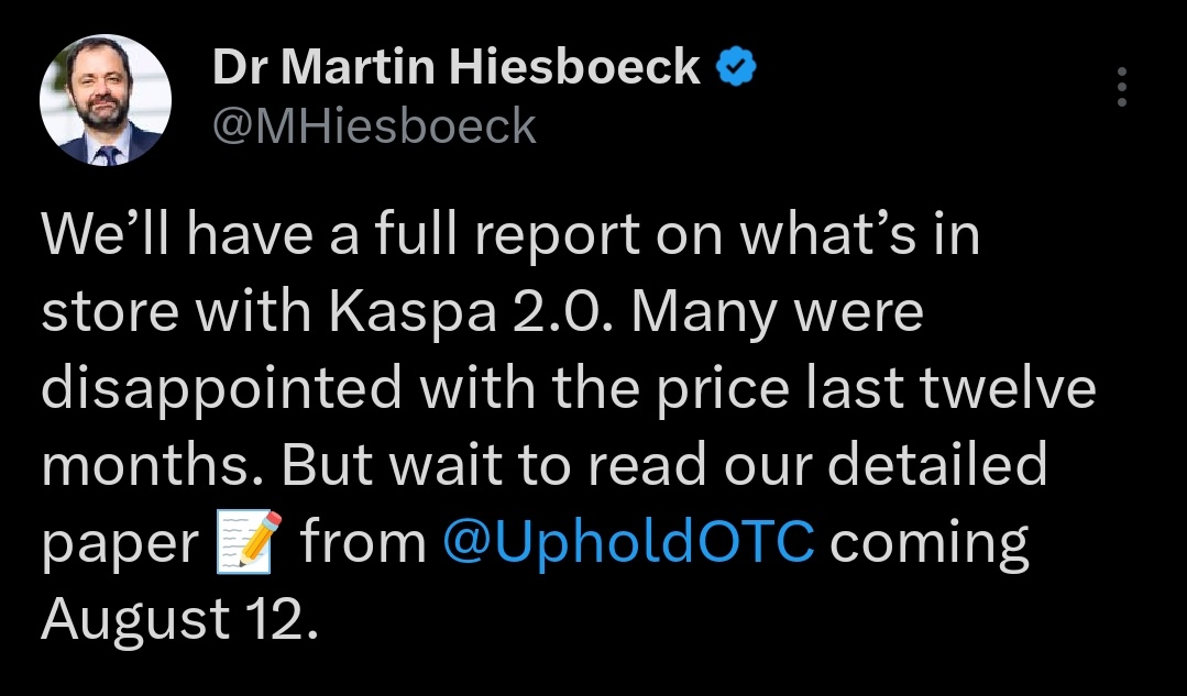coinco041's tweet image. Big day for $KAS tomorrow 👀