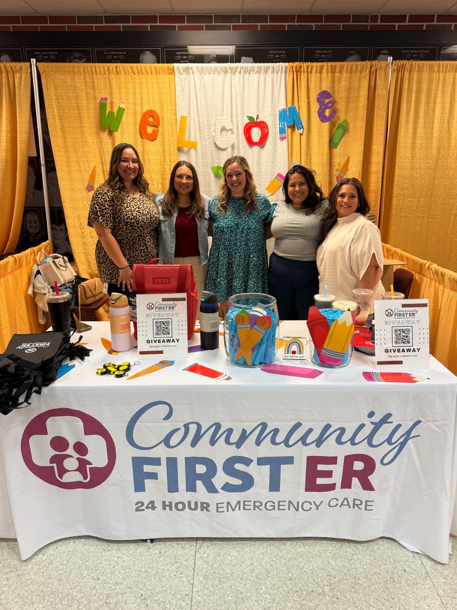 FirstER24's tweet image. Another great start to the school year at the Deer Park New Teacher Luncheon last week! Wishing all the wonderful teachers good luck 🍎✏️🎒
#communityfirster #deerparktx #dpisd