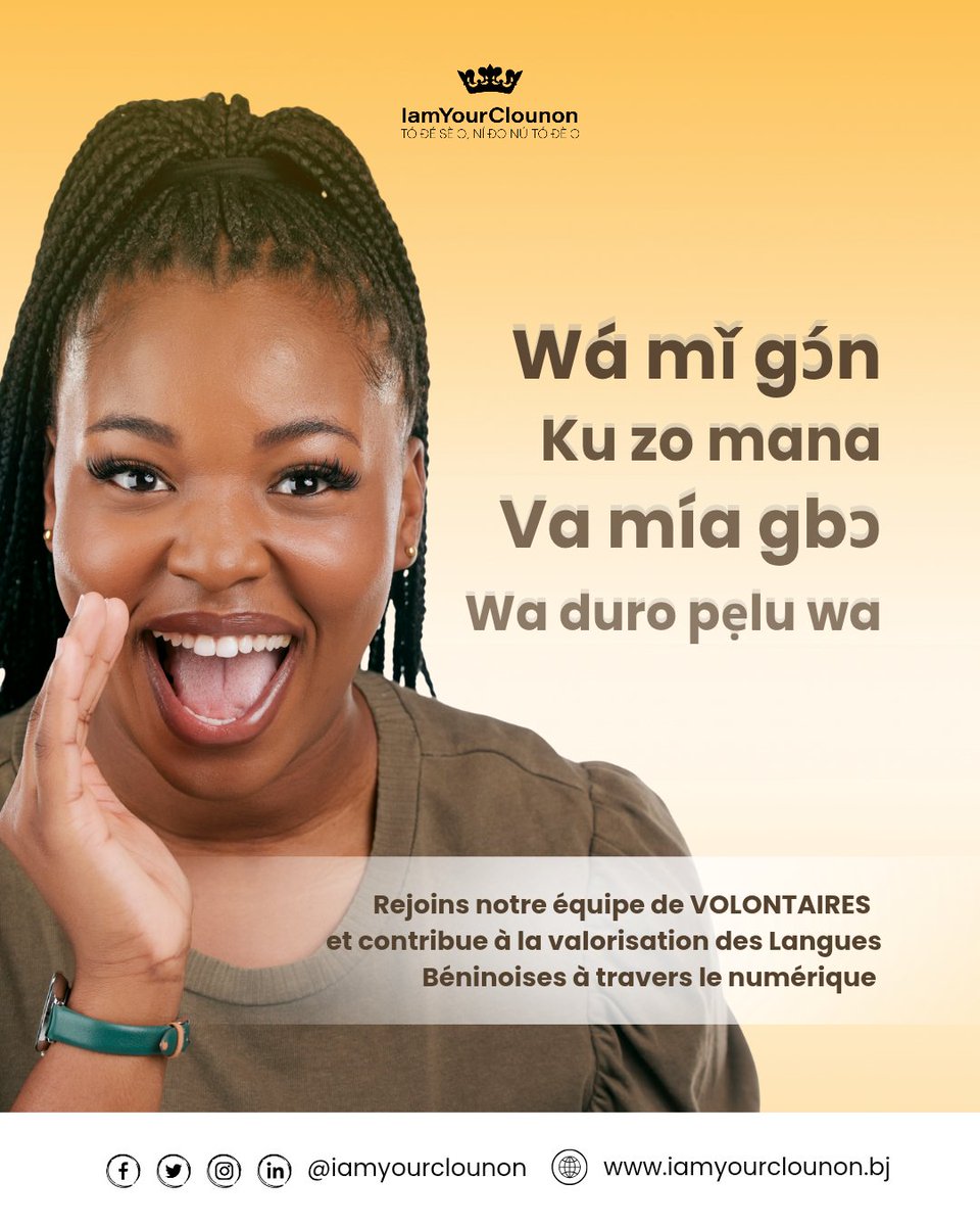 iamyourclounon_'s tweet photo. IamYourClounon ouvre ses portes au public

Depuis plus de 7 ans, IamYourClounon s’est engagé à valoriser nos langues à travers Internet et à concevoir des solutions numériques inclusives, afin que nos proches, instruits ou non, puissent accéder aux opportunités offertes par le ⬇️ https://t.co/x2p7ubNe4G