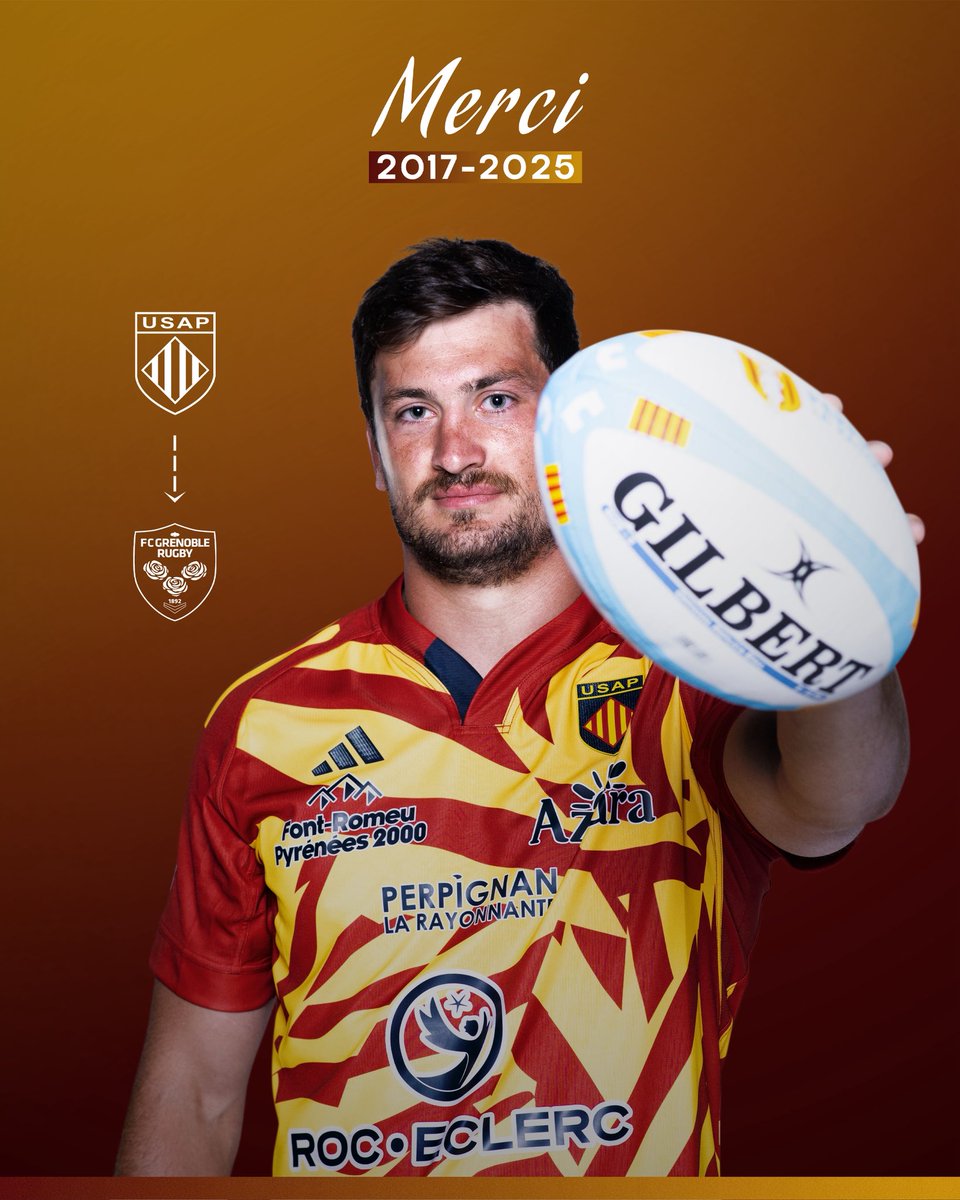 USAP (@usap_officiel) on Twitter photo ๐ซถ ๐ ๐๐ฅ๐๐ ๐ง๐ฅ๐๐ฆ๐ง๐๐ก
Huit saisons dโengagement et de fidรฉlitรฉ au maillot sang et or.
Tristan, cโest 176 matchs, plus de 10 000 minutes passรฉes sous nos couleurs.
Un joueur respectรฉ pour son abnรฉgation et son professionnalisme.
Il rejoint le FC Grenoble pour la suite de ๐ซถ ๐ ๐๐ฅ๐๐ ๐ง๐ฅ๐๐ฆ๐ง๐๐ก
Huit saisons dโengagement et de fidรฉlitรฉ au maillot sang et or.
Tristan, cโest 176 matchs, plus de 10 000 minutes passรฉes sous nos couleurs.
Un joueur respectรฉ pour son abnรฉgation et son professionnalisme.
Il rejoint le FC Grenoble pour la suite de