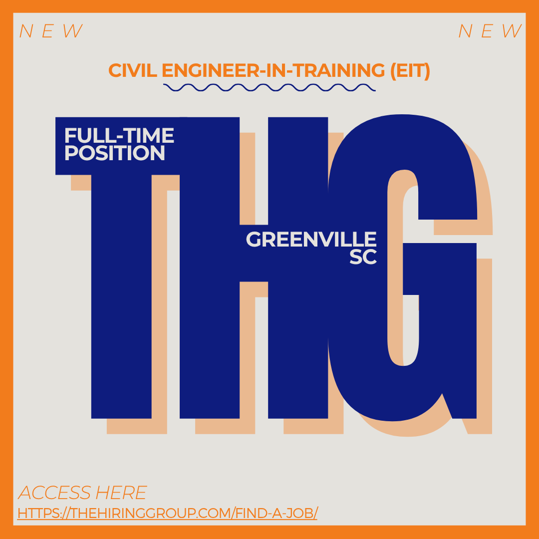 TheHiringGroup's tweet photo. #thg #thehiringgroup #CivilEngineering #EngineerInTraining  #EngineeringJobs https://t.co/gaINvz8qUg