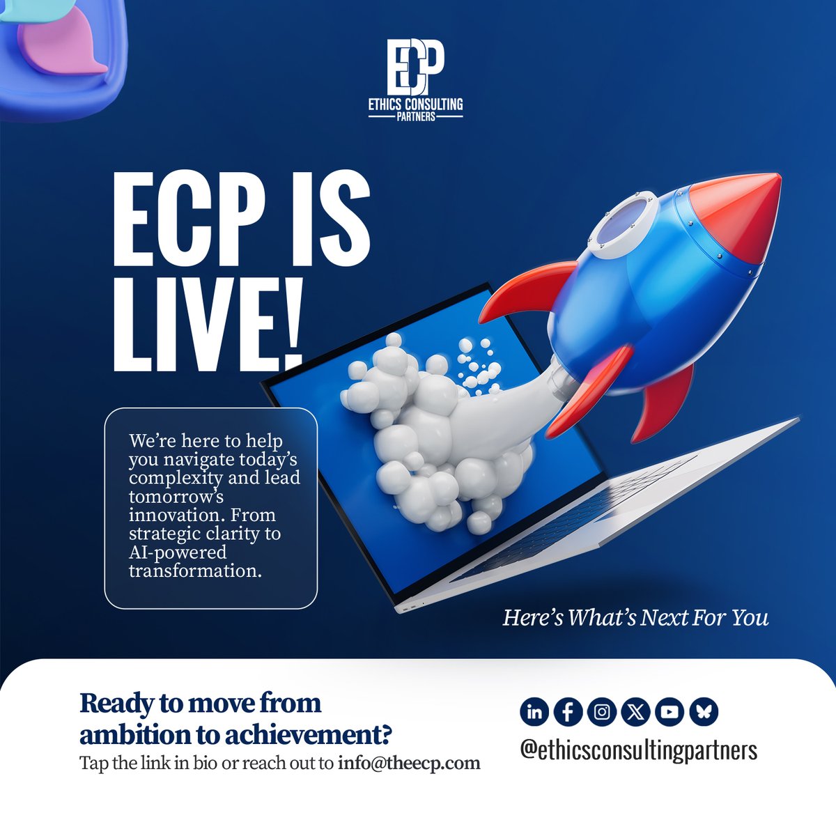 EthicsPartners's tweet photo. Your future starts today. Tap the link in bio or reach out to info@theecp.com #ECP #TransformYourBusiness https://t.co/96khOLFBTV