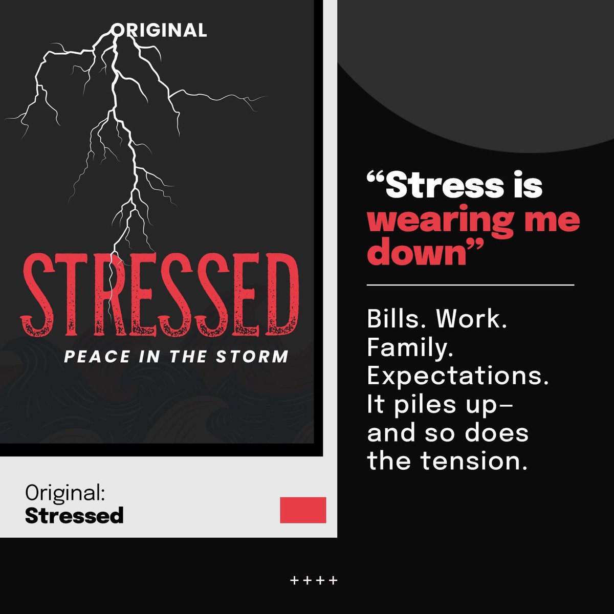 AreYouUncommen's tweet image. Bills. Work. Family. Expectations. It piles up—and so does the tension.
📖 The Stressed study tackles anxiety and pressure head-on with God’s truth and practical steps.
See more details: uncommen.org/product/stress… 
 #StressLess #FaithUnderPressure #UncommenMen