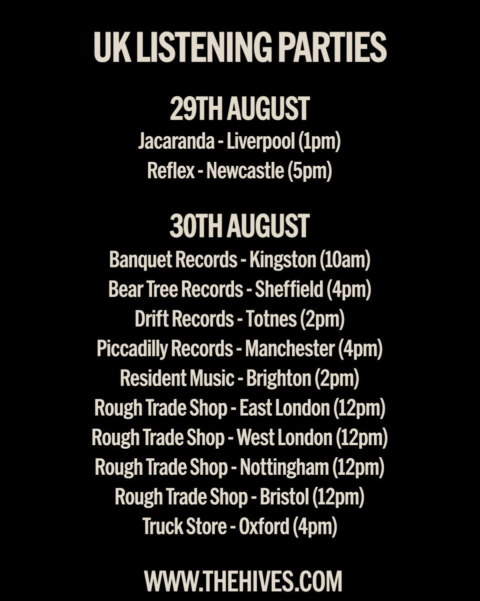 The Hives tweet media