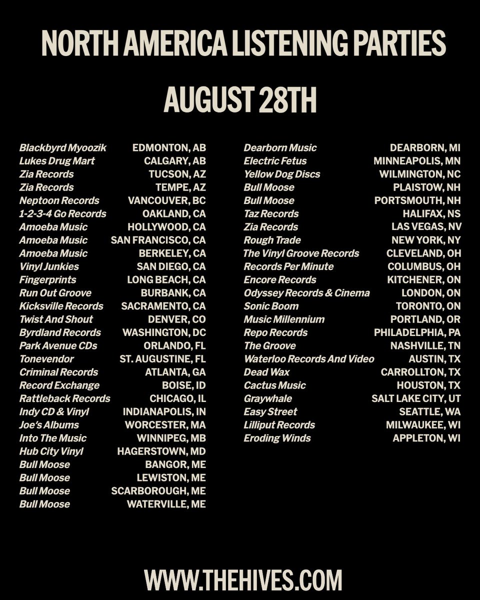 The Hives tweet media