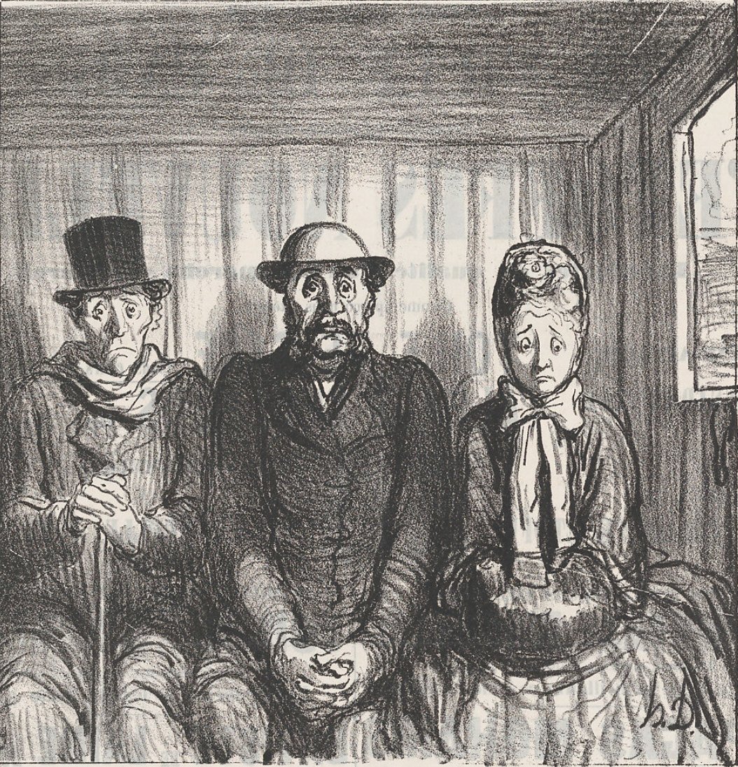 "دخلت امرأة بصحبة طفلها، وقررت - نظرا لضيق العربة - الانحشار بيني وبين النافذة، فصارت بجنبها ملاصقة لركبتي، وأصبح مكانها بالضبط في زاوية الحرف L، وقذفت بطفلها على الرف العلوي المخصص للحقائب، وسدت النافذة بطبيعة الحال." 
مقالة ذاتية لآية أيمن <a href="/AyaAlhanafy/">Aya Alhanafy</a>  عددنا السادس عشر بعنوان: