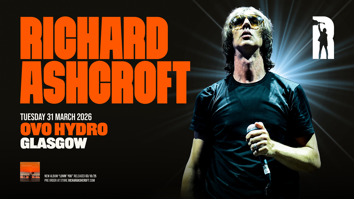OVOHydro's tweet photo. ANNOUNCED 📣

If witnessing Richard Ashcroft in action at Murrayfield this weekend got you needing more, you're in luck! The man himself will be performing at the OVO Hydro on 31 March 2026!

#OVOLive Presale | 9:30am, 13 Aug
On Sale | 9:30am, 15 Aug ➡️ https://t.co/IyM9Zk1bdk https://t.co/0zgF7ZJJt3