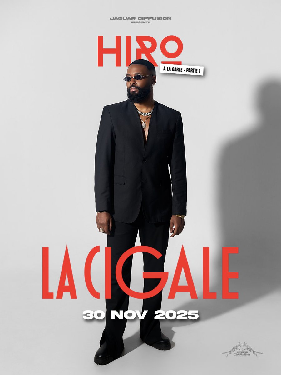 🚨 PARIS 🇫🇷 
On privatise la Cigale le 30 Novembre pour une love expérience inédite.
« Hiro à la carte part 1 » c’est vous qui faites la playlist du show alors révisez vos titres préférés cava être incroyable ! 

LA BILLETTERIE EST OUVERTE 🎉 my.weezevent.com/hiro-a-cigale-…