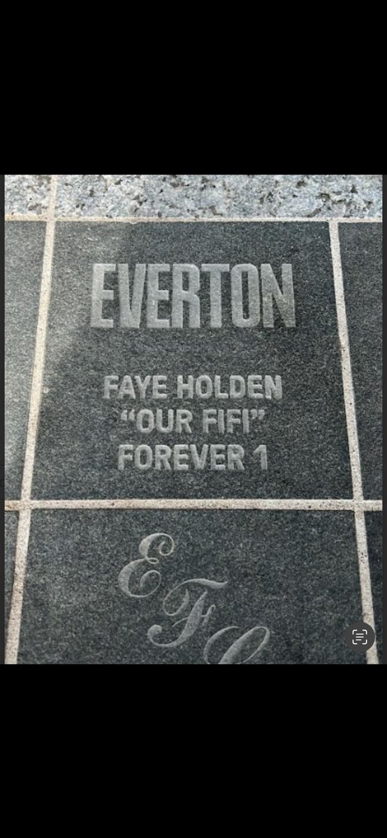 Big shout out to those who work at #Evertonway. Emailed on Saturday after finding a stain on our Faye’s stone. This morning we received an email apologising they’ve seen it cleaned it and sent us an updated picture 💙<a href="/Everton/">Everton</a> <a href="/EvertonStadium/">Hill Dickinson Stadium</a>