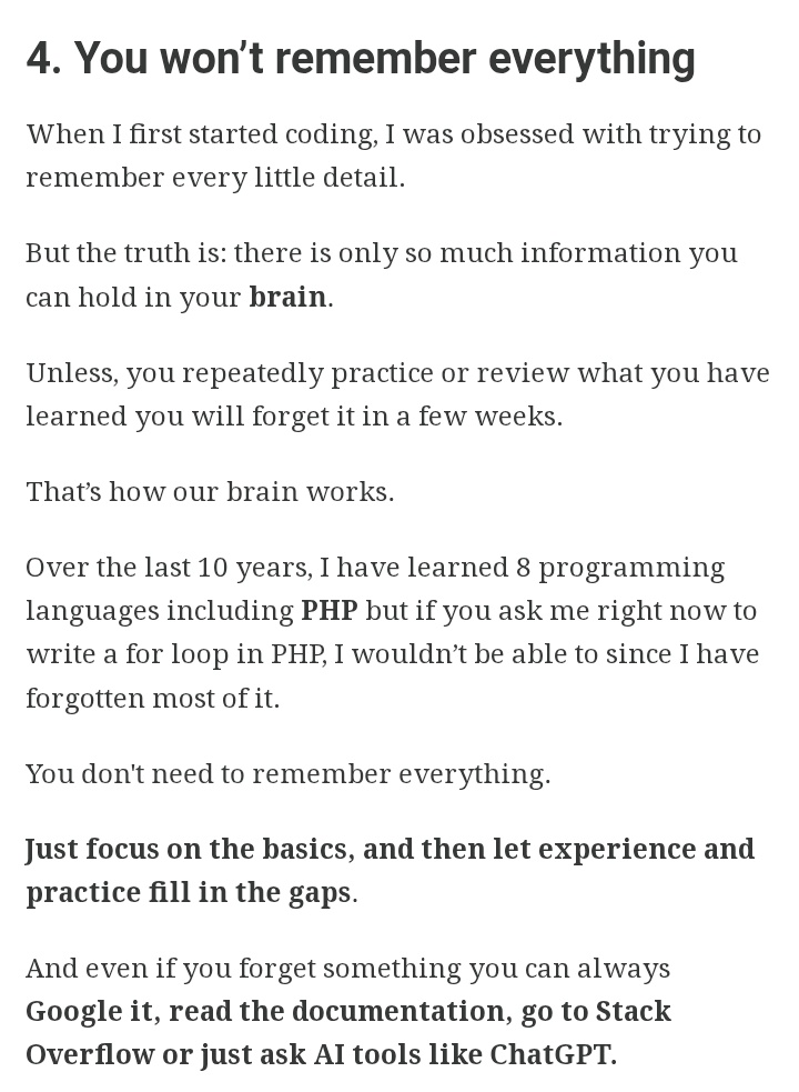 Coder_Khay's tweet image. This concept took a while for me to understand in my coding journey. Failure to grasp it early made my journey slow paced. Learning for me was memorisation,if I forgot a single thing then I am definitely no good....omoo!! ๐ญ .
Anyways "better late than never right?"