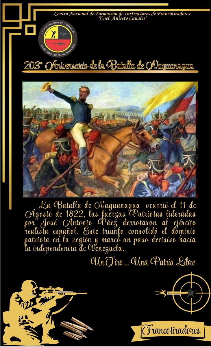 ejb_cnfift's tweet photo. #CNFIFT||EFEMERIDES📅 Aniversario de la Batalla de Naguanagua https://t.co/wPgZu9eGf2