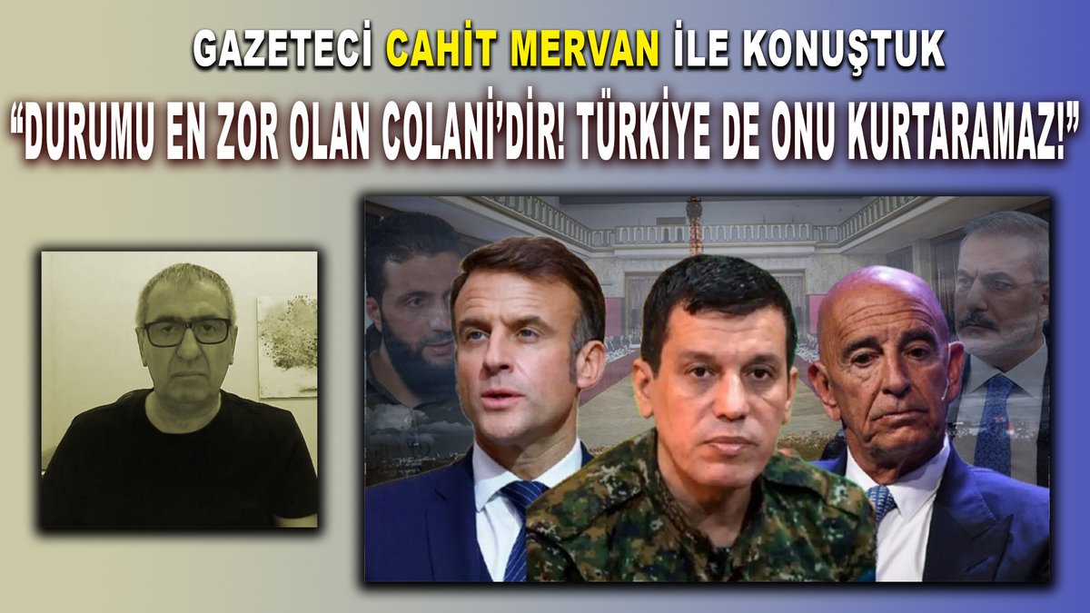 "Durumu en zor olan Colani'dir. Türkiye de onu kurtaramaz."
Cahit Mervan ile Meclis Komisyonu'na biçilen misyonu, Paris Masasının devrilmesinde rolü olanları ve masanın yeniden nasıl gündeme geleceğini konuştuk...
youtube.com/watch?v=H0s1UB…
Alternatif link: justpaste.it/h1v1t