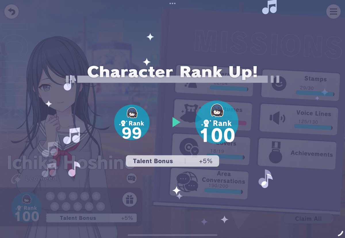 release_811's tweet image. Happy birthday Ichika!!

I hit CR100 on her birthday! This is a massive milestone for me. Happy birthday to my favorite character ever!! 💫

#星乃一歌誕生祭2025