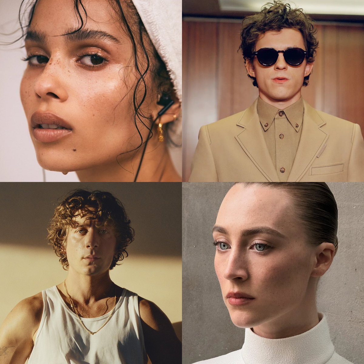 Austin Butler is set to lead films co-starring:

- Zoë Kravitz 
- Saoirse Ronan
- Jeremy Allen White
- Tom Holland