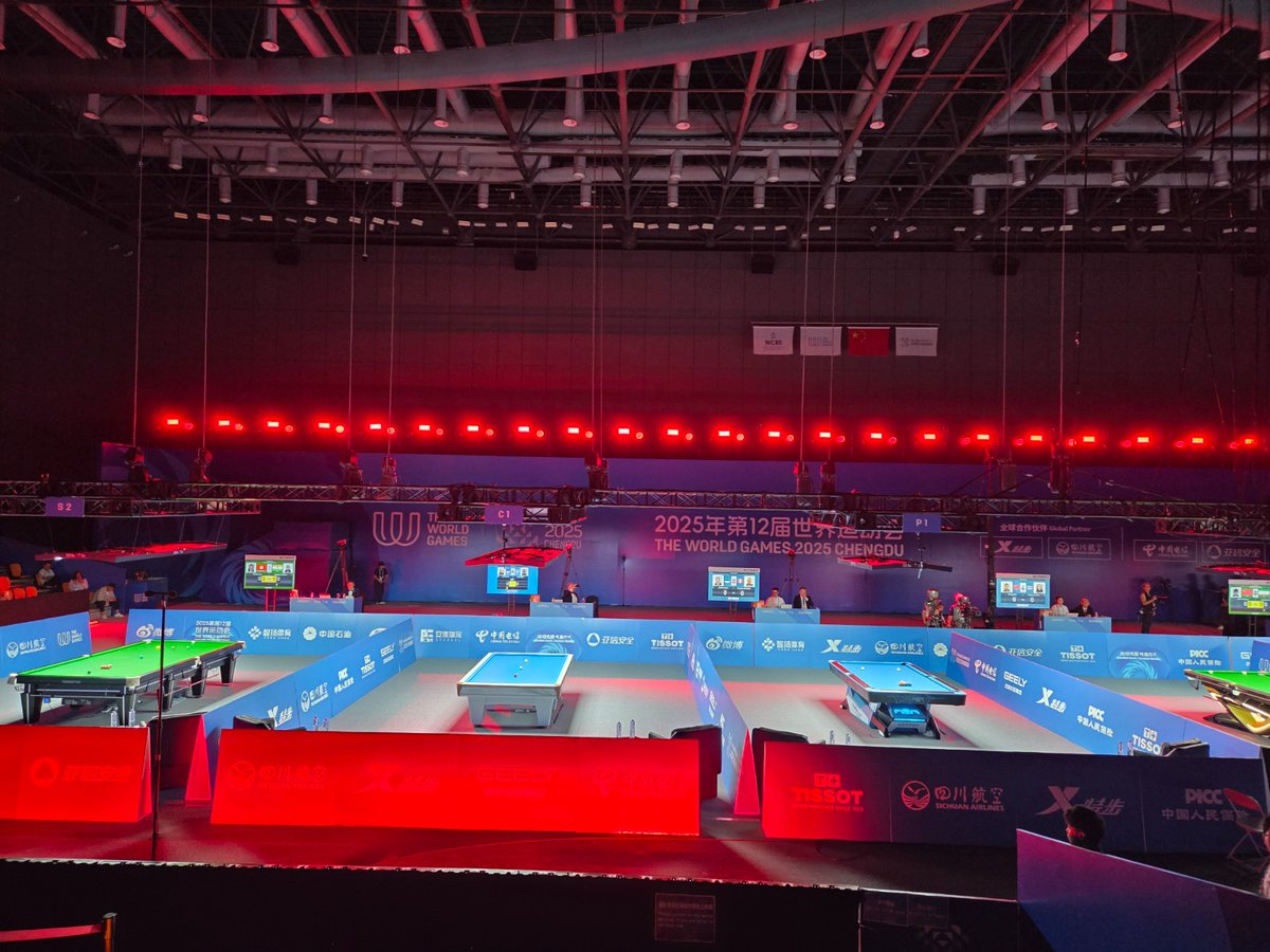 We enter the knockout stage of the competition!

Following matches will be broadcast LIVE on the World Games Live Platform on Day 3:

Snooker Women - 9:00
Snooker Men - 11:00
Pool Men - 13:30
Carom Women - 17:00
Carom Men - 19:00

All other matches LIVE on the WCBS YouTube.