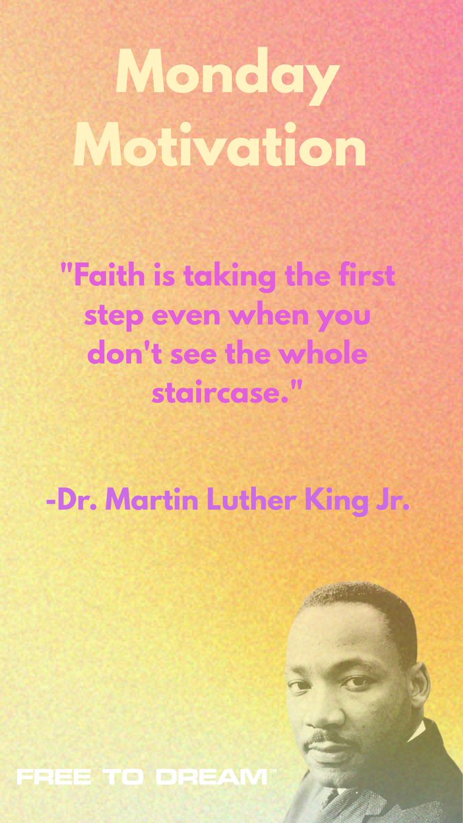 IamFreeToDream's tweet image. Sometimes progress begins with a single, uncertain step. You don’t need to have it all figured out, just the courage to begin. Here&apos;s a little #MondayMotivation #iamFREETODREAM #FREETODREAM #motivation