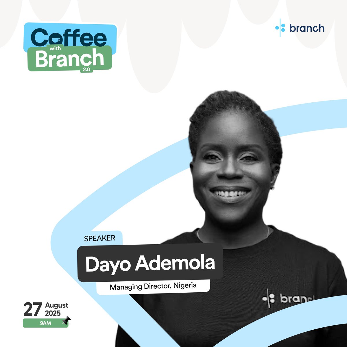 branch_ng's tweet photo. Hear directly from our speakers driving innovation at Branch:
Matt Flannery, our CEO & Co-Founder, Dayo Odulate-Ademola, Managing Director, Nigeria & Adanne Anene, Product Lead, Africa, amongst other talented members of the Branch team.

What to expect:
•⁠ ⁠Deep dive into our culture, values, and teams
•⁠ ⁠Open roles in Product, Analytics, ML & Engineering
•⁠ ⁠Fireside Chat with CEO and MD Nigeria