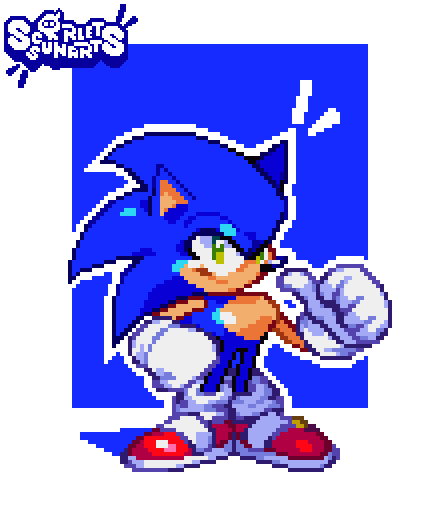 Mr Hedgehog🦔
#SonicTheHedgehog #Pixelart #ドット絵