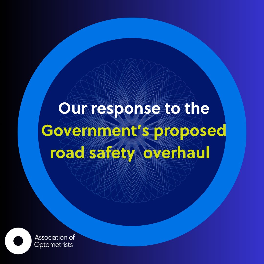 The AOP (@the_aop) on Twitter photo We, alongside <a href="/CollegeOptomUK/">College of Optometrists</a>, have welcomed the proposed inclusion of mandatory sight tests for drivers over the age of 70 in the new road safety strategy, set to be published this autumn.
Learn more: ow.ly/Rc5850WCUNg We, alongside <a href="/CollegeOptomUK/">College of Optometrists</a>, have welcomed the proposed inclusion of mandatory sight tests for drivers over the age of 70 in the new road safety strategy, set to be published this autumn.
Learn more: ow.ly/Rc5850WCUNg