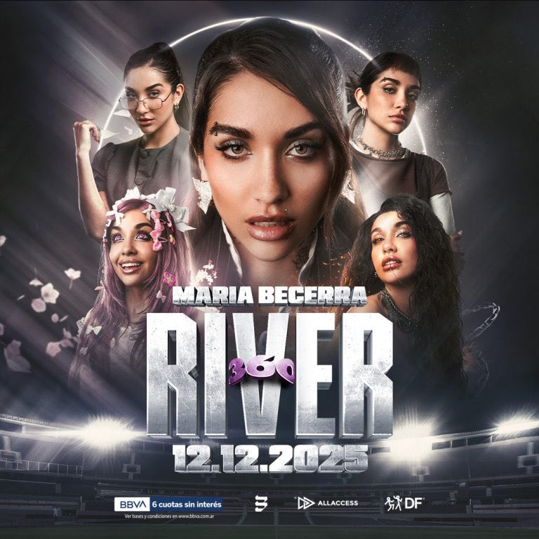 ASÍ SE VERÁ EL TERCER RIVER DE MARIA BECERRA 🔜