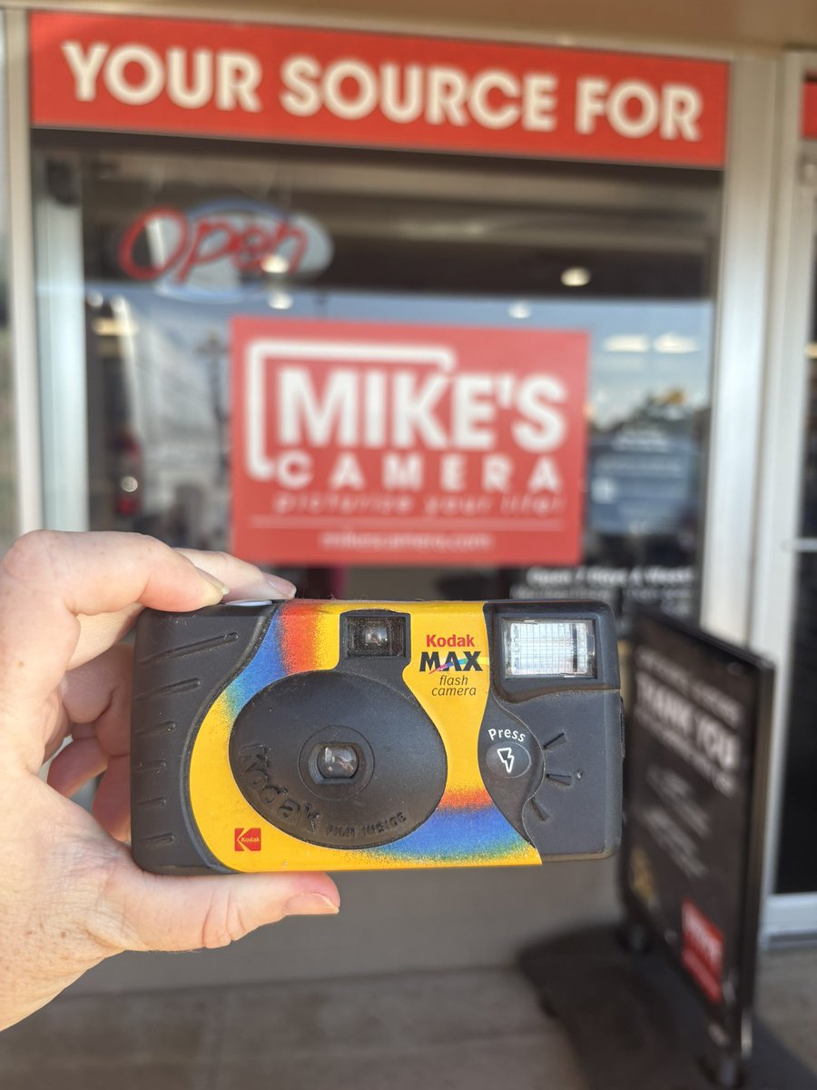 Found this relic in my parents’ basement. It expired in 2003, but the camera shop thinks they can develop it. Can’t wait for a blast from the past!