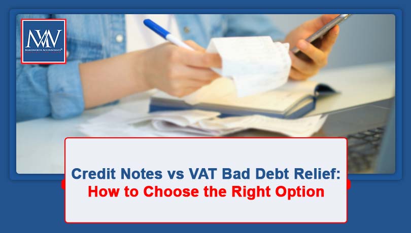 Unpaid invoice? 🤔Credit note or VAT bad debt relief? Our latest blog explains the key differences + HMRC rules so you recover VAT correctly.

🔗 makesworth.co.uk/credit-notes-v…

#VAT #TaxTips #UKBusiness