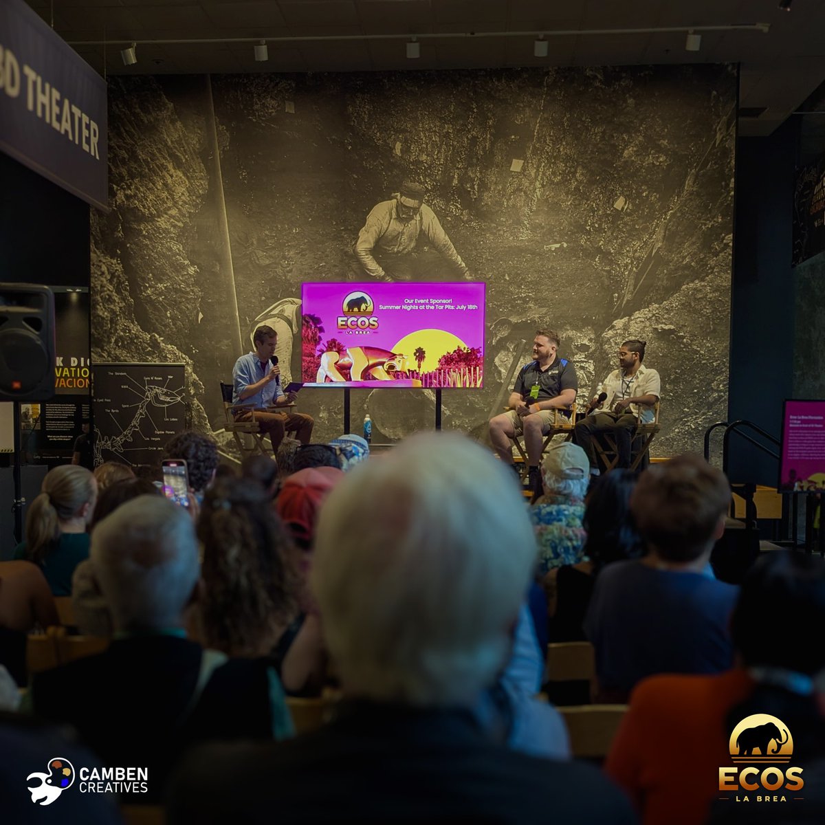 Thank you everyone who came out to see us at the Summer Nights at the Tar Pits event!

Ecos: La Brea was honored to sponsor this event alongside the Camben Creatives teams to bring this immersive survival experience to 3500 attendees.