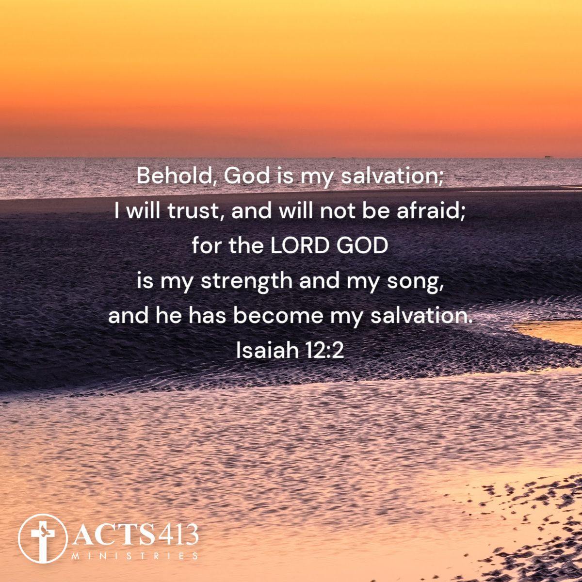 Acts413Amen's tweet image. God is my salvation. 
#Verseoftheday #PrayScripture