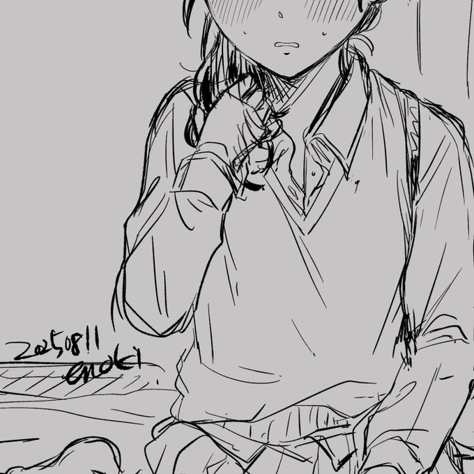 久々に一枚絵描いてる 