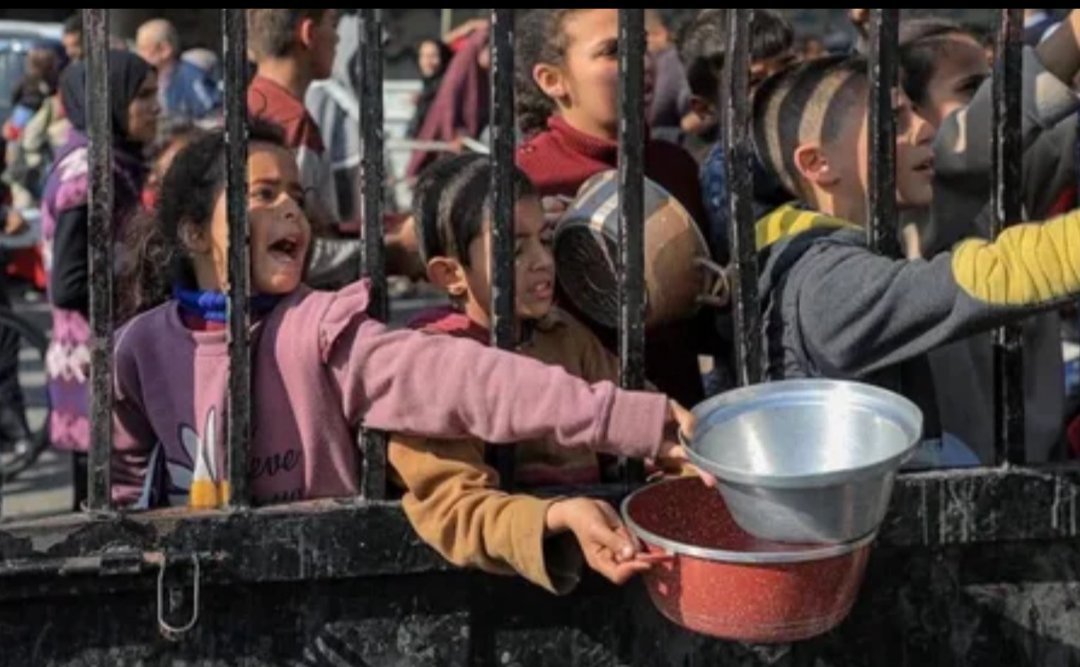 Hoe verwachten deze personen, als hun potten vol zijn met eten, terug door de tralies te krijgen?🤔

Het is allemaal in scène gezet!