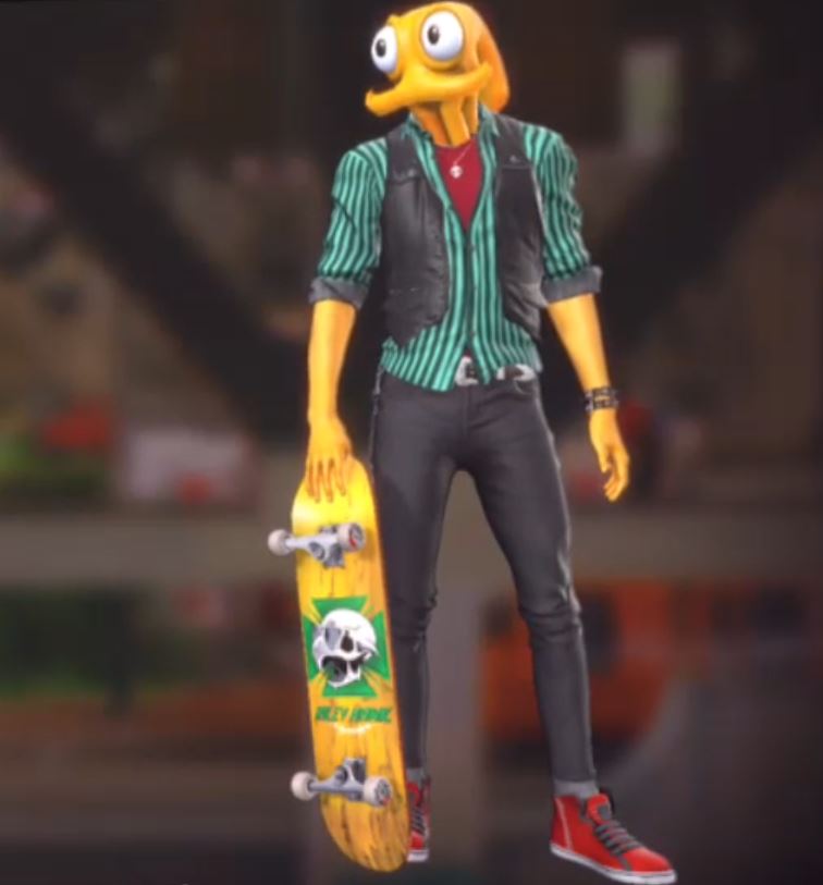 He was a skater dad. She said see you later dad...