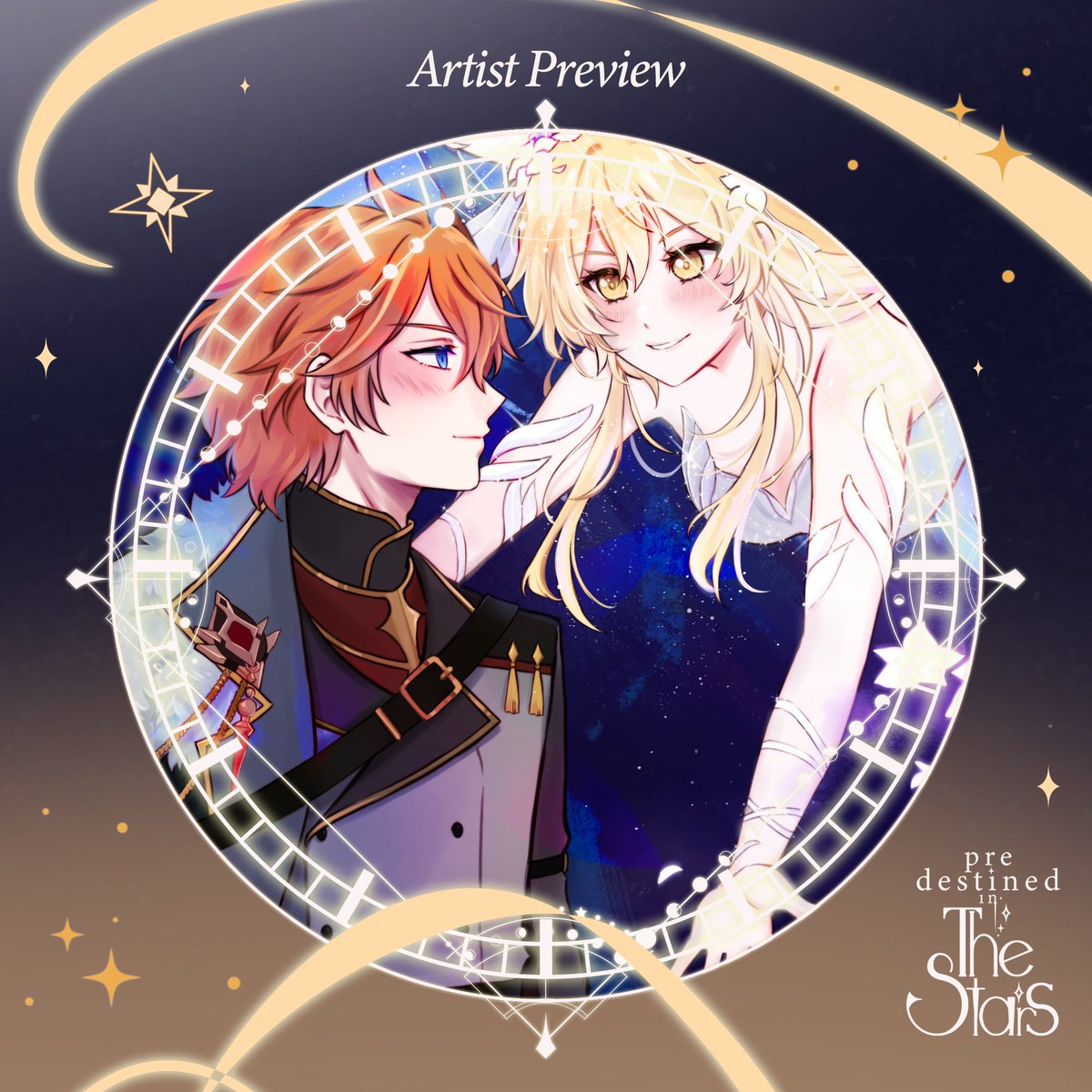 Sneak peek of my spread 💕 I'm also doing spot art for a idol AU fic 👀 #chilumi #scaramona
