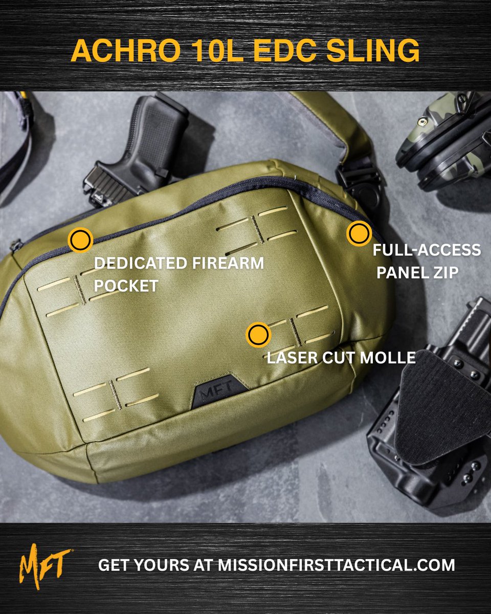 So many features in such a small bag, the ACHRO 10L EDC Bag punches above its weight class. Built for daily carry, it’s discreet, durable, and ready for any mission.

Get yours today at vist.ly/32zfa