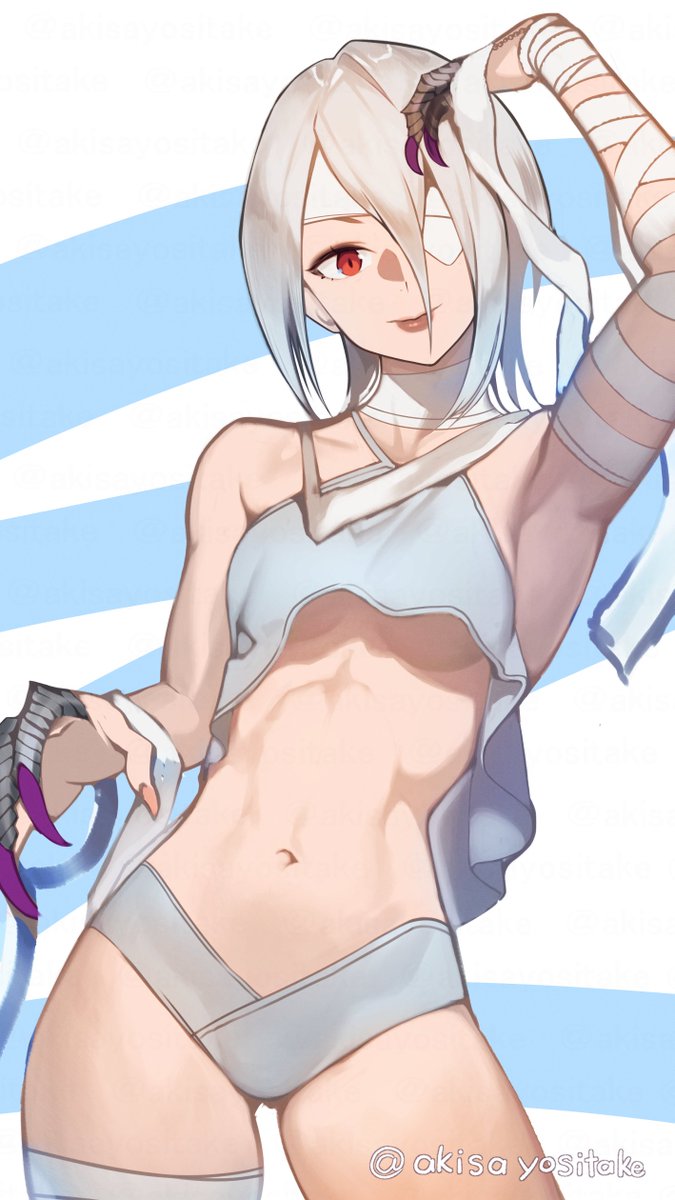 「水着aki 使ってます。 #スト6 #格ゲーキャラ描こうぜ」|akisaのイラスト