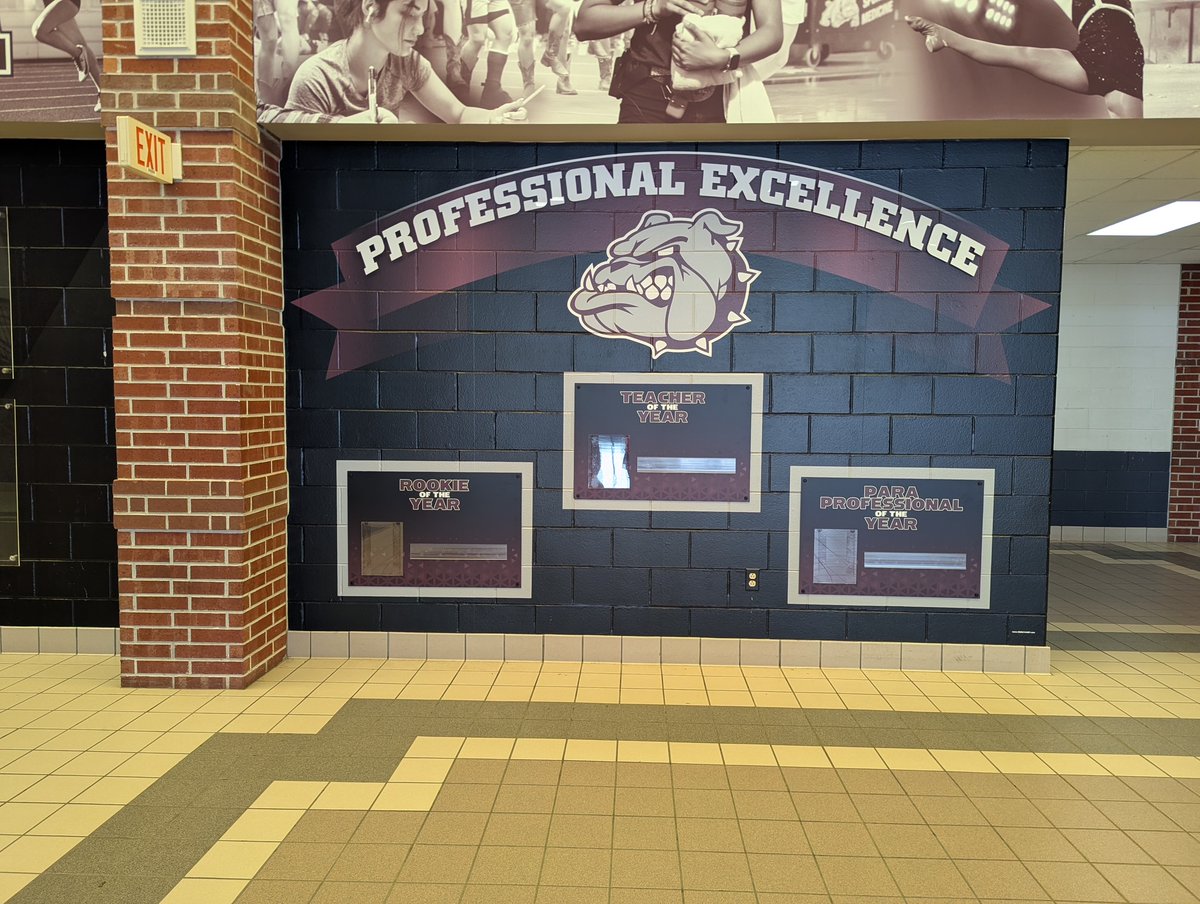 TheSignChamp's tweet image. Magnolia HS is ready to roll into the new school year with fresh facility graphics and unstoppable energy!

💥 “BE A BULLDOG” greets you at the door, and the Profession of Excellence wall is prepped to spotlight this year’s top educators. Who will earn the honors? 🏆 #BeABulldog…