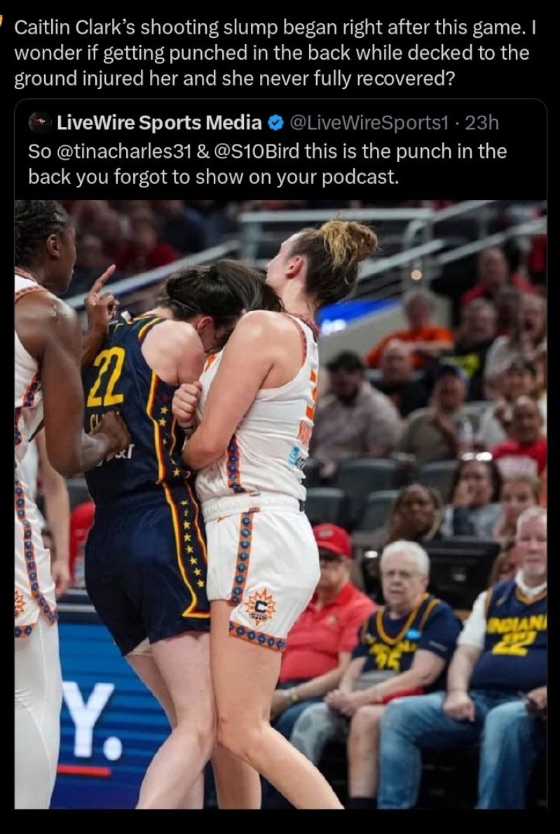 MrSpiritsRaven's tweet photo. The #Unprofessional #Biased #WNBAOfficiating Allowed By #Commissioner @CathyEngelbert TO #Cheat In Favor of #SportsBetting FúÇkÈrs Better Known As #FanDuelSportsbook is the REASON #Referees CHEAT for CERTAIN TEAMS & CERTAIN PLAYERS.
Three Images Below are #Blatant #Fouls AGAINST #CaitlinClark WHERE No Whistle Was Blown On PURPOSE.
If THESE IMAGES Were the ONLY instance of CHEATING against #Caitlin #Clark in the #IndianaFever That Would Be Acceptable.
IT'S NOWHERE NEAR THE ONLY INCIDENTS OF CHEATING BY REFEREES IN THE WNBA AGAINST CAITLIN CLARK & THE INDIANA FEVER.