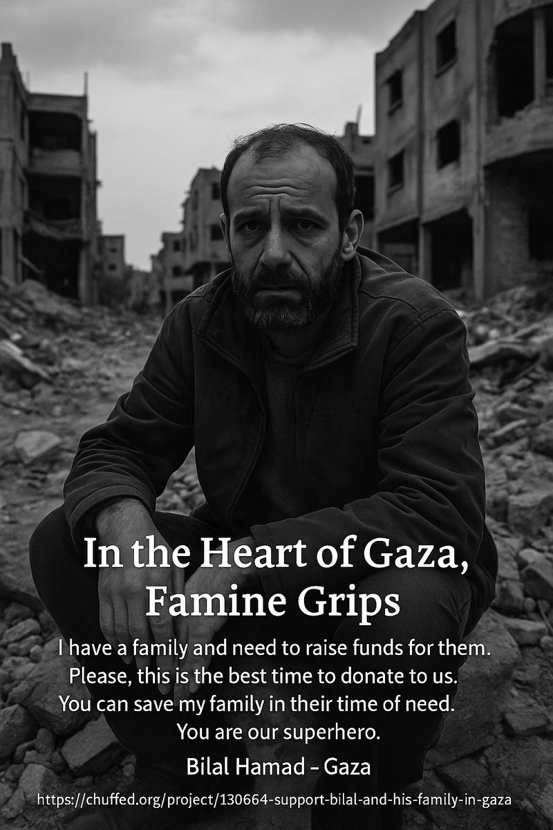 Gaza1Bilal's tweet photo. I’m Bilal from Gaza. My family and I are living in very difficult conditions after our home was destroyed, and my sister Misk is suffering from malnutrition 👧💔  
Any donation from you could save our lives and bring us hope again 🙏❤️
💔🙏
https://t.co/wYoksPSwlt https://t.co/wczjinvufE